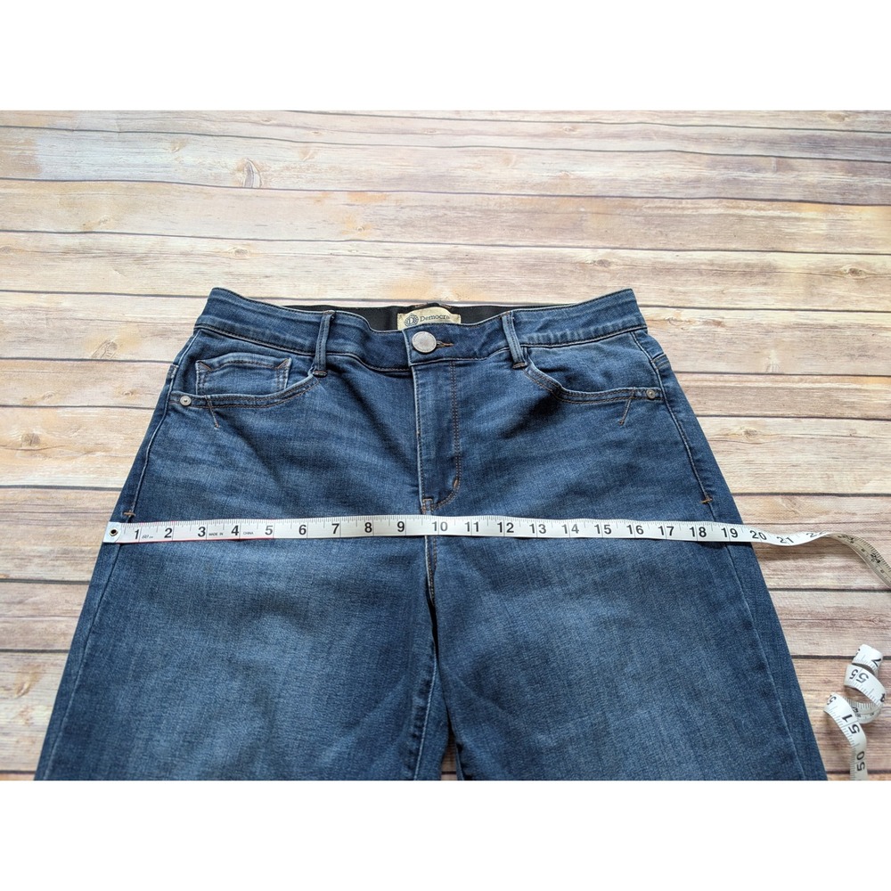 Democracy Straight Jeans Womens 12 Cotton Blend Blue Ab Technology| casual-chic - Picture 5 of 10
